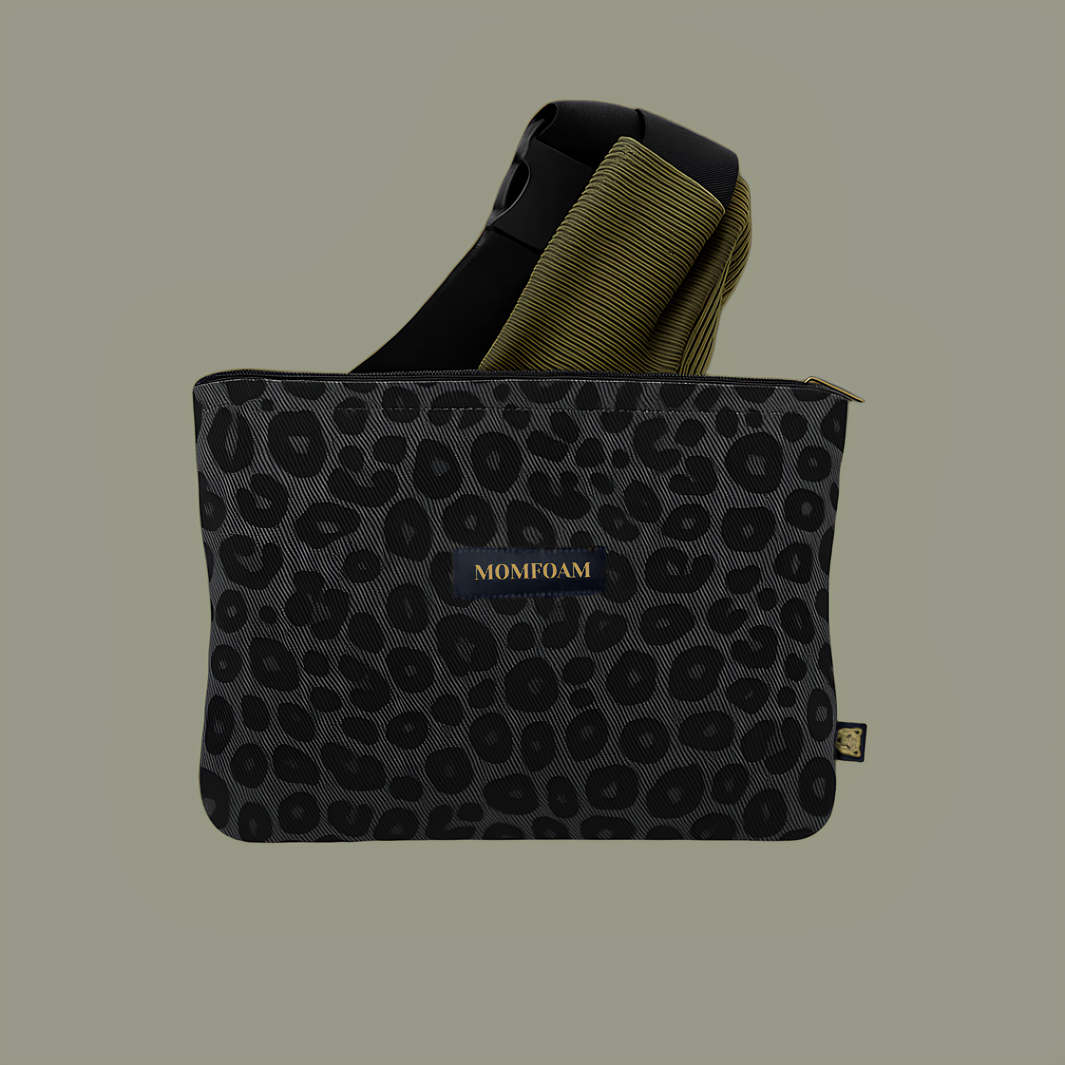 Pochette Léopard Gris