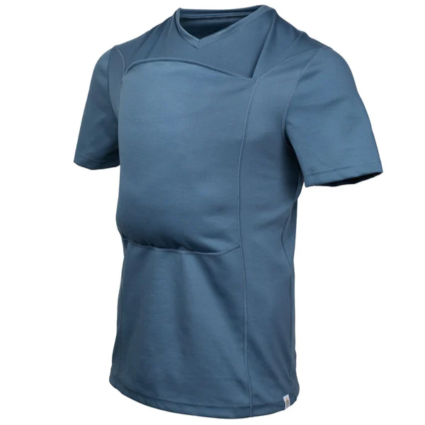 T-Shirt de Portage Dad| Bleu